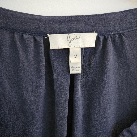 Joie Silk Tank Sz M Sleeveless Blouse - Picture 3 of 5